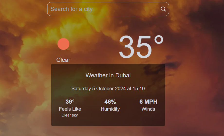 Weather-APP-project